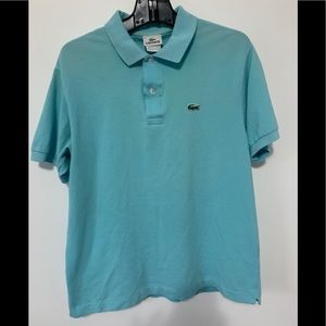 Lacoste Men’s Aqua Blue Polo Shirt Size 5